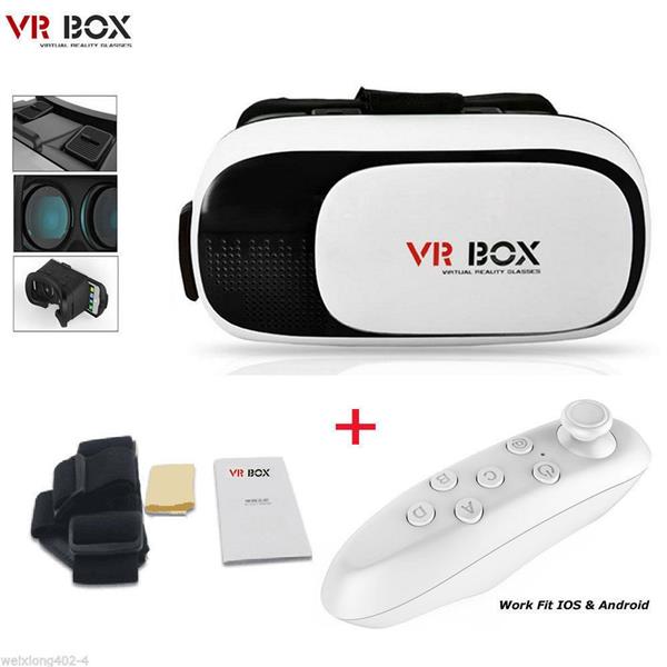 عینک واقعیت مجازی VrBox 2 همراه با دسته بلوتوثی