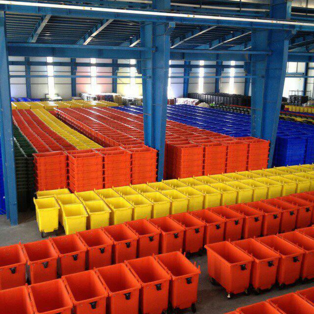 فروش و ارسال انواع سطل زباله  پلی اتیلن مستقیم از کارخانه
