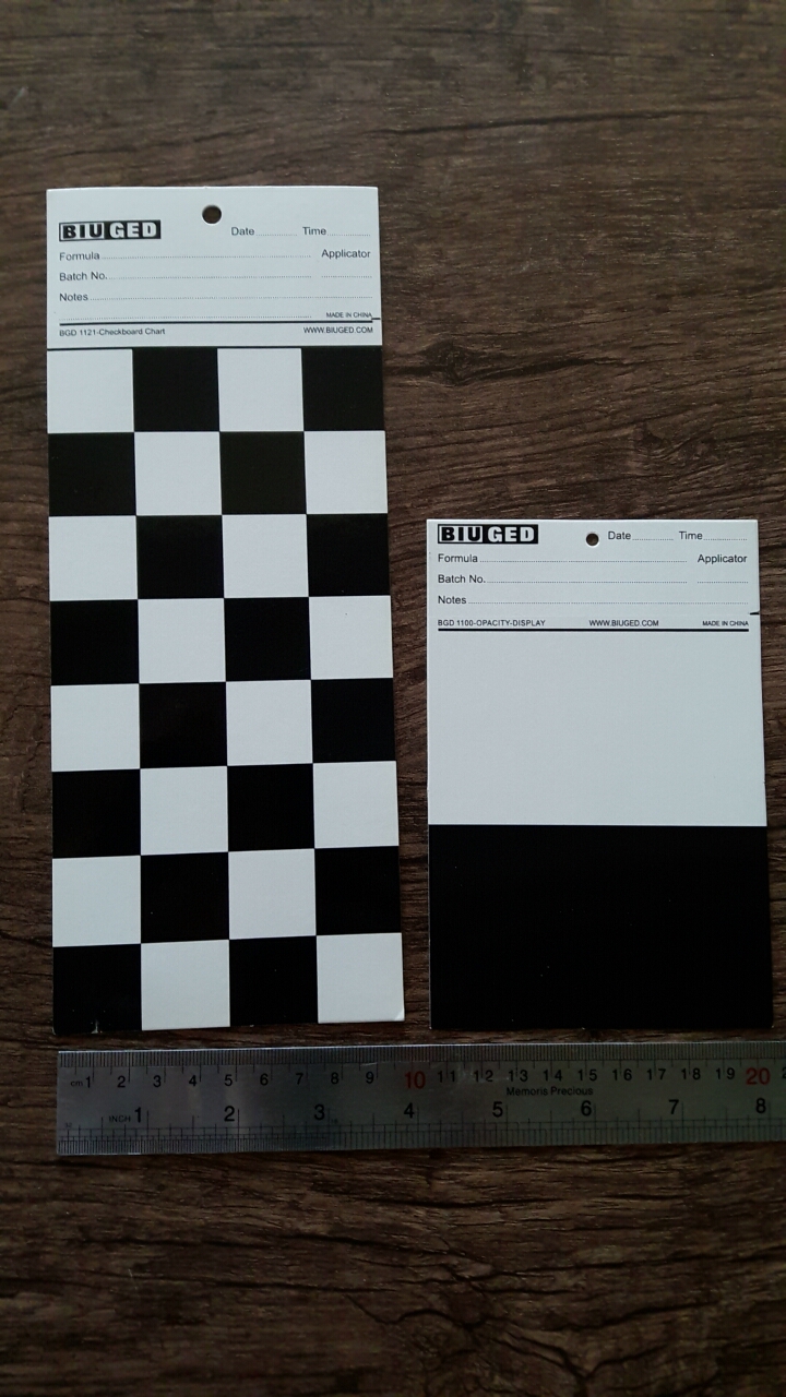 فروش  ویژه کاغذ شطرنجی برای تست پوشش رنگ