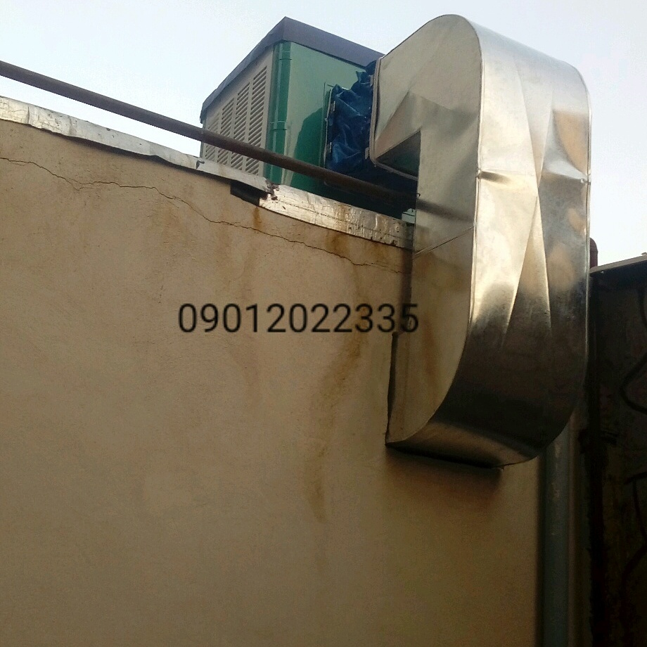 کانال سازی کولر دریچه هود برزنت