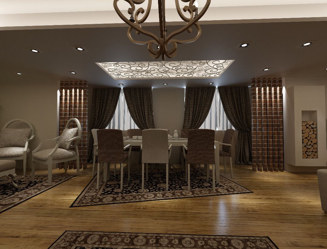 طراحی،نظارت،اجرا(دستورنقشه،ظرافتی داخلی،طراحی نما)