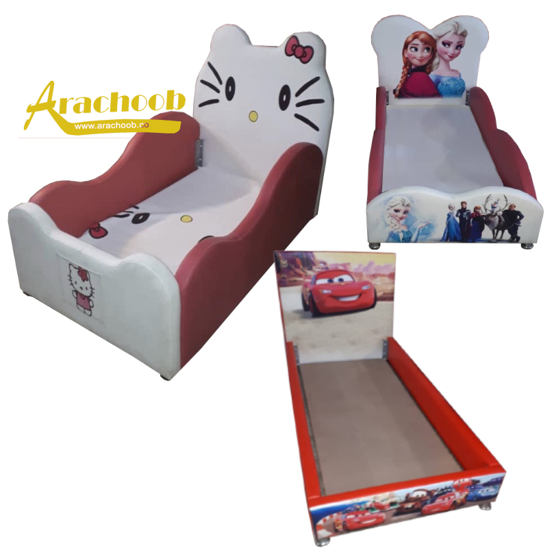 فروش جالب ترین تخت خواب عروسکی دخترانه و پسرانه آراچوب