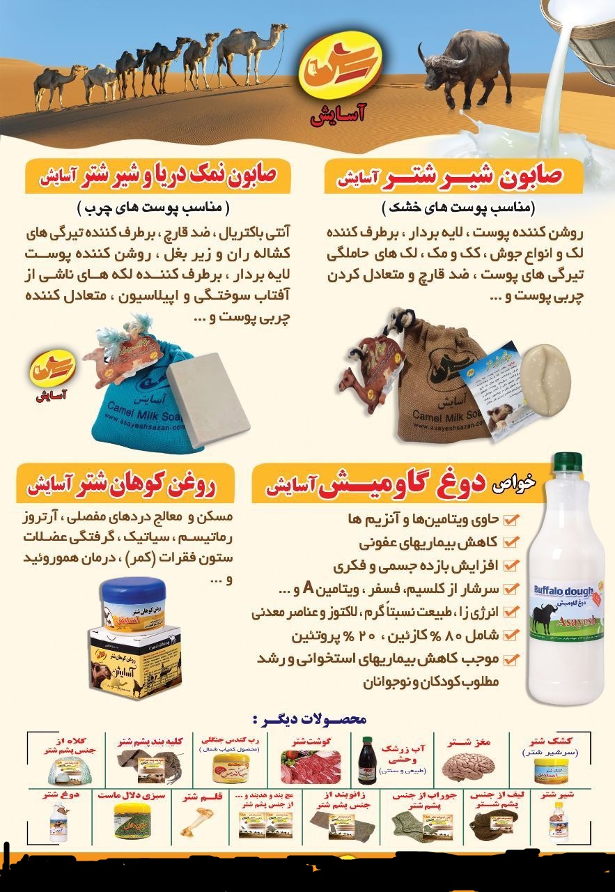 صابون نمک دریا و شیر شتر