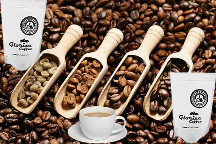 فروش قهوه گلوریزه (تهیه شده از بهترین و مرغوب ترین دانه قهوه)
