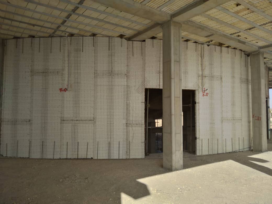 نصاب تری دی پانل و اجرای شاتکریت در یزد