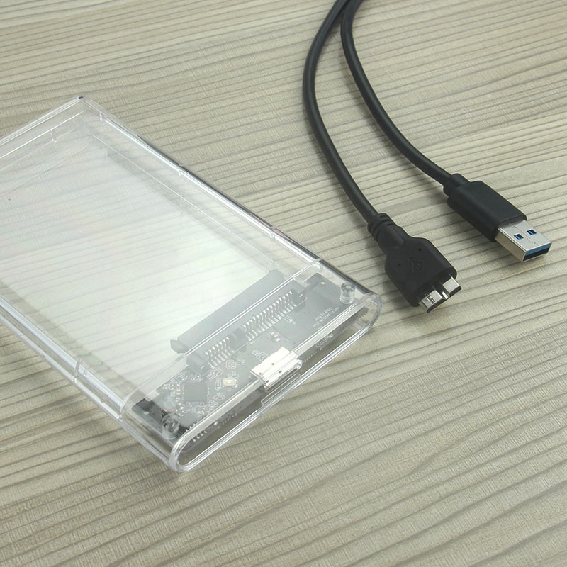 باکس هارد دیسک  ۲/۵ اینچ USB 3.0 اکسترنال  شفاف