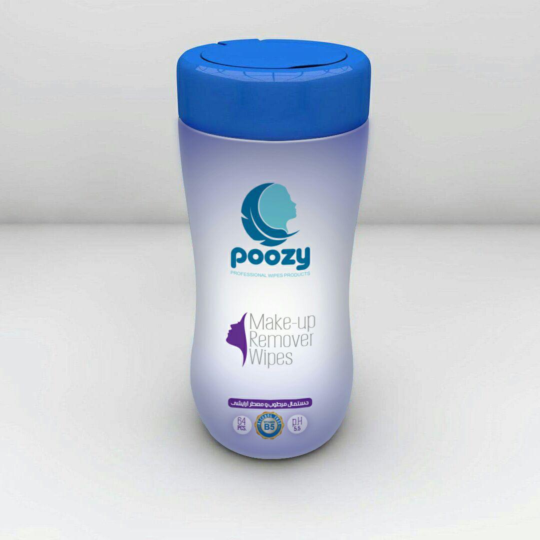 دستمال مرطوب و معطر آرایشی پوزی