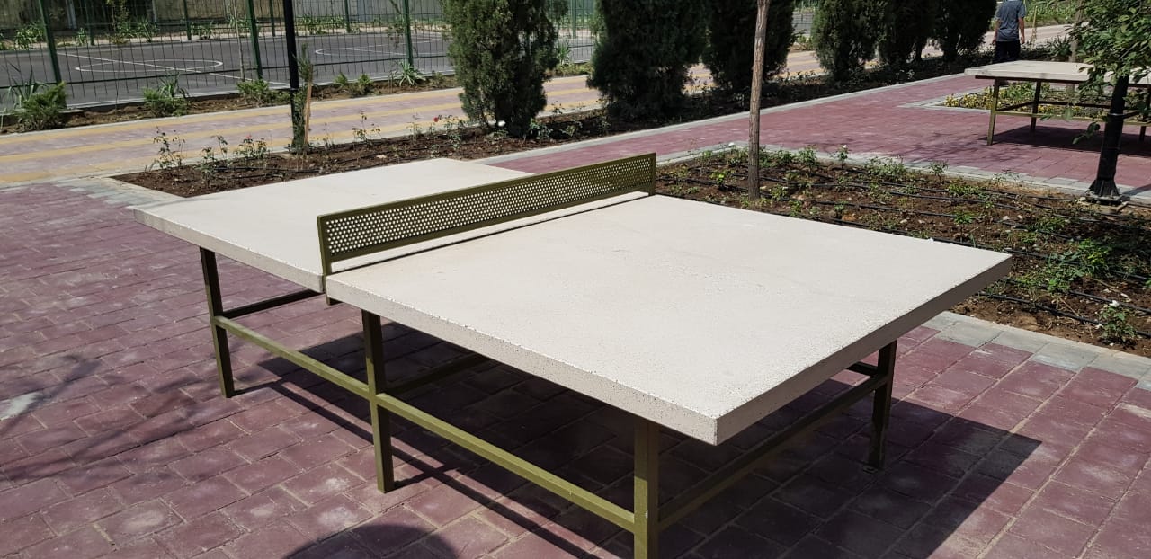 نیمکت بتنی .میزپینگ پنگ بتنی