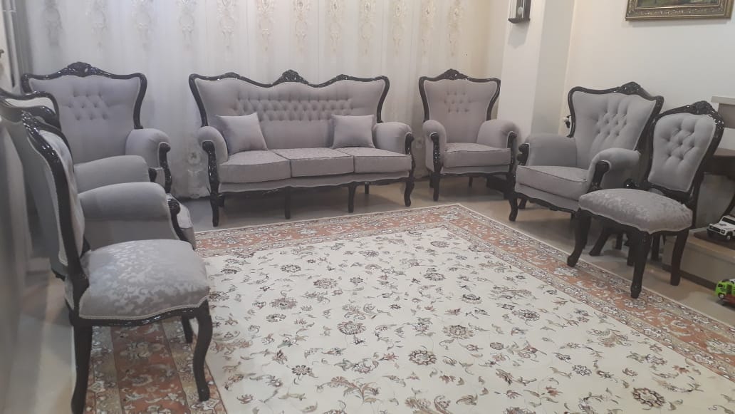 مبل استیل ۹ نفره بسیار شیک
