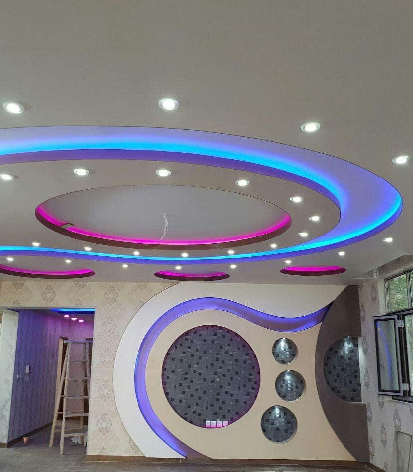 اجرای کناف و تایل و پی وی سی