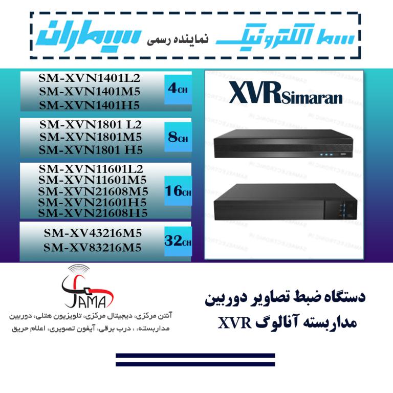 دستگاه ضبط تصاویر دوربین مداربسته آنالوگ (XVR) سیماران