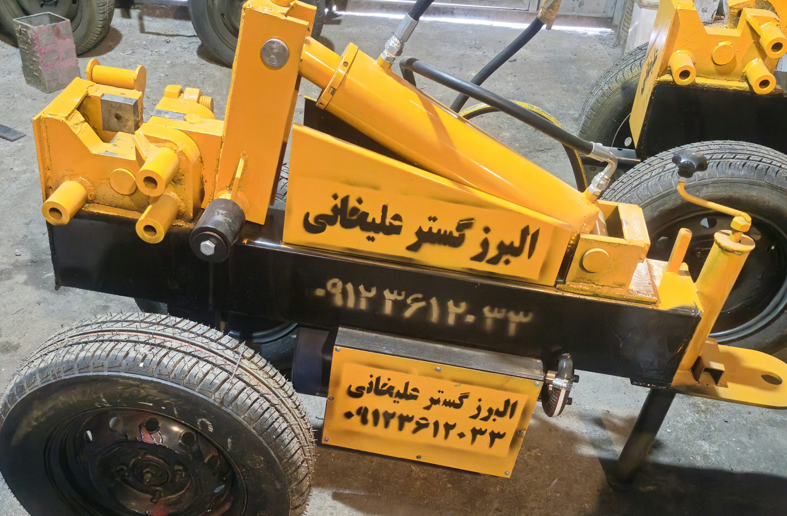 قیچی میلگرد بر خم برش علیخانی