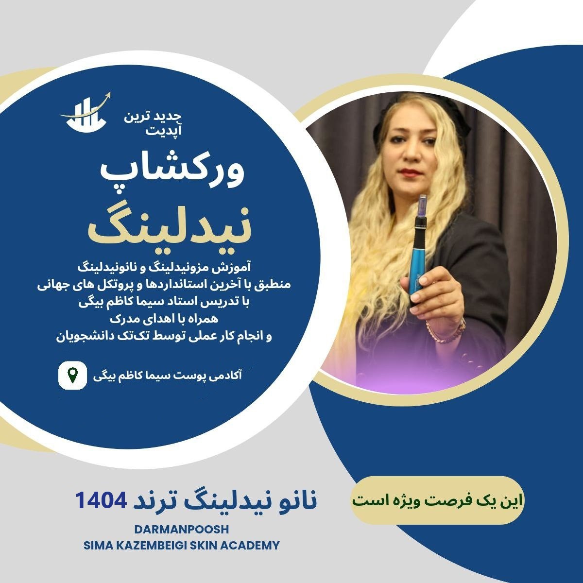 ورکشاپ آپدیت مزونیدلینگ ، نانونیدلینگ و شبه بوتاکس ۲۰۲۵