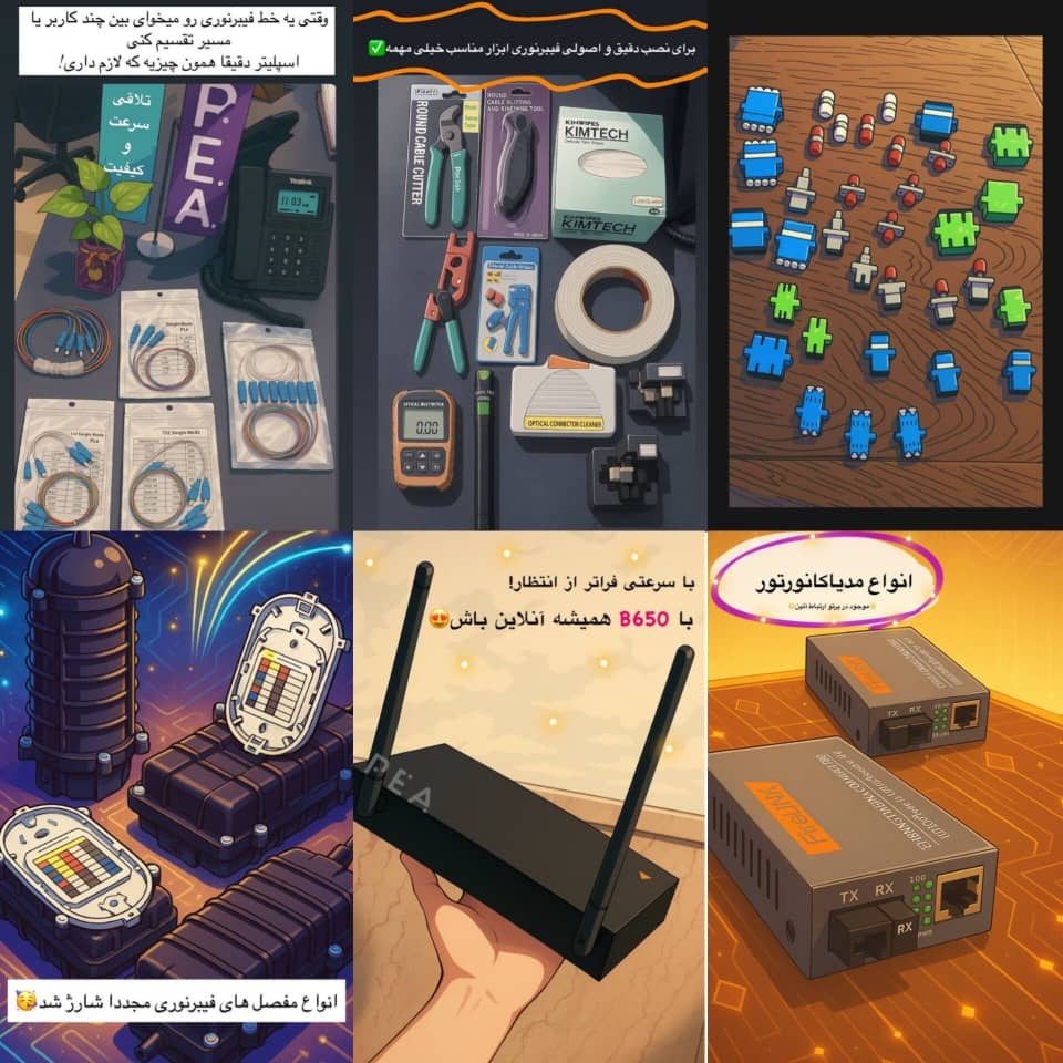 تجهیزات فیبر نوری از پرتو ارتباط آئین