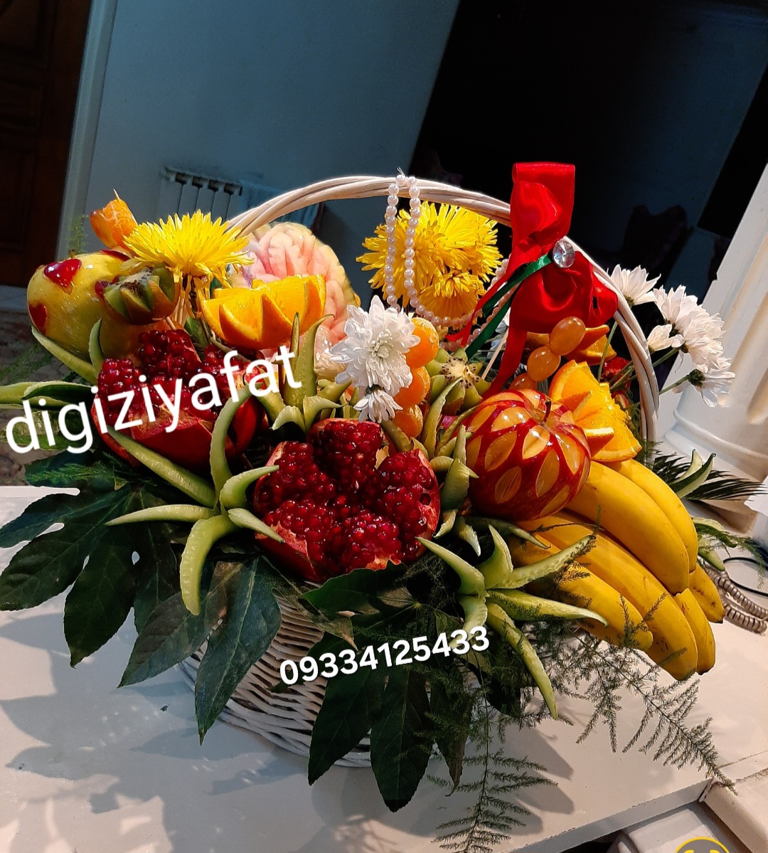 قبول سفارش میوه آرایی یلدا و دیزاین آجیل یلدا