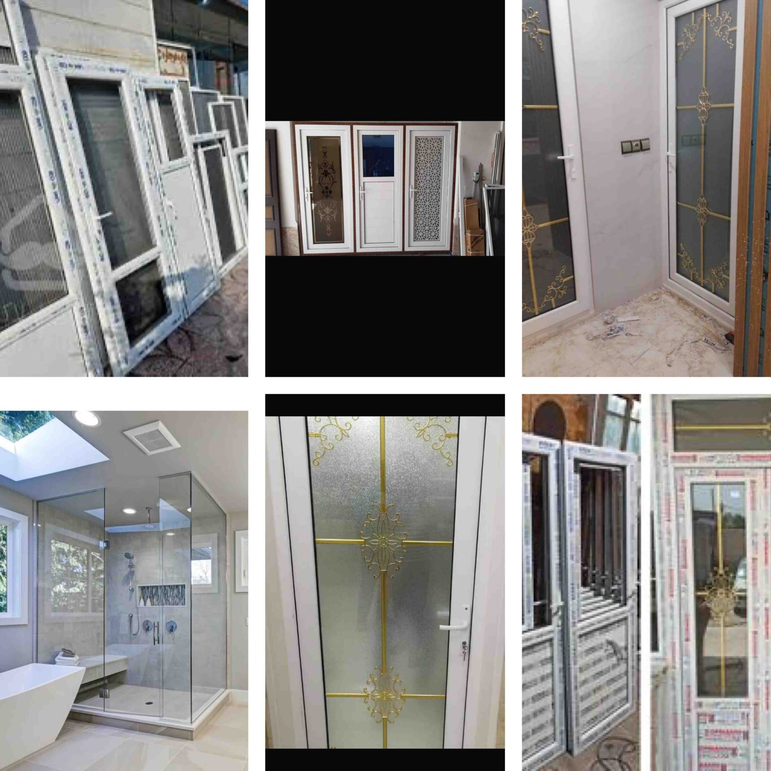 تولیدانواع درب پنجره دوجداره upvc و آلومینیوم در شیراز