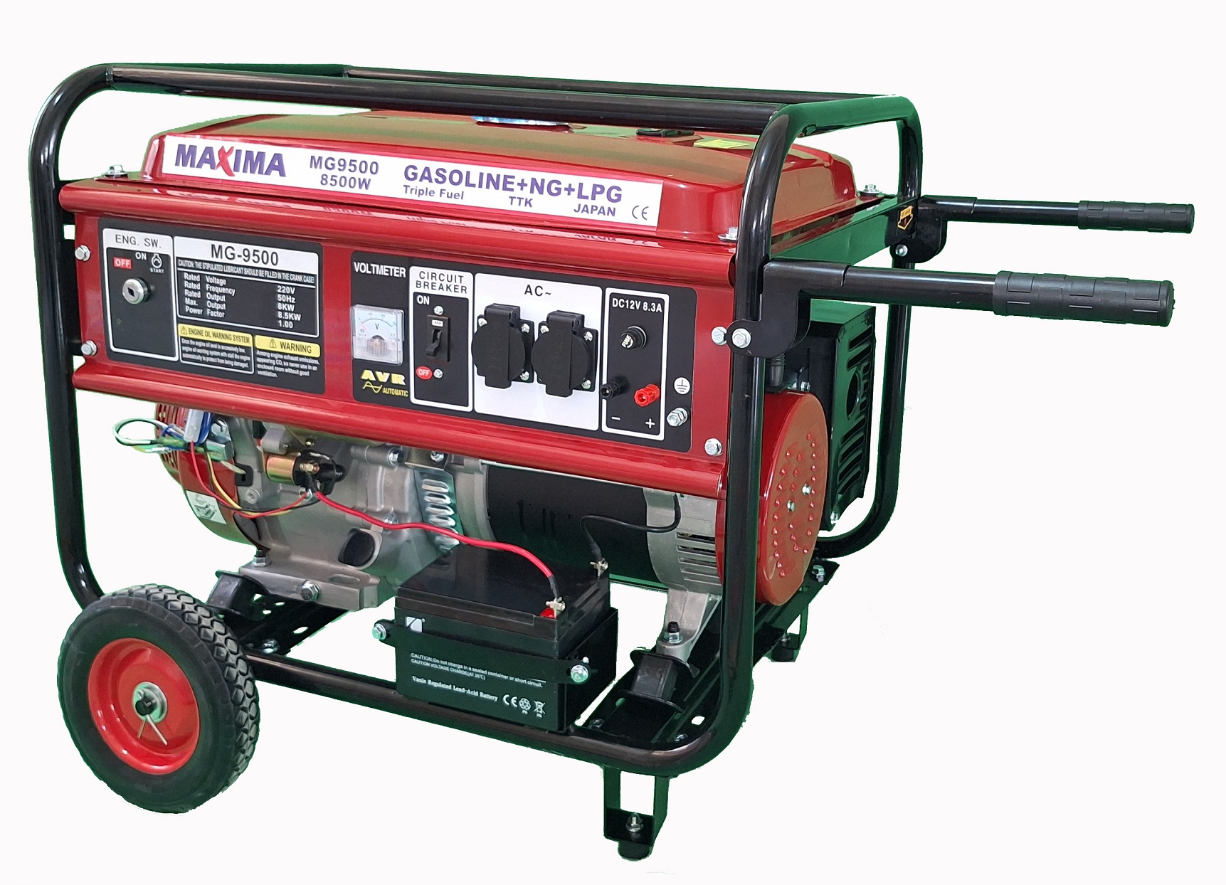 موتور برق سه گانه سوز 85 کیلو وات ماکسیما MG9500