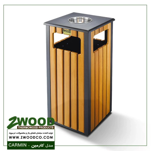 سطل پارکی چوبی و فلزی |  قیمت مستقیم تولیدکننده