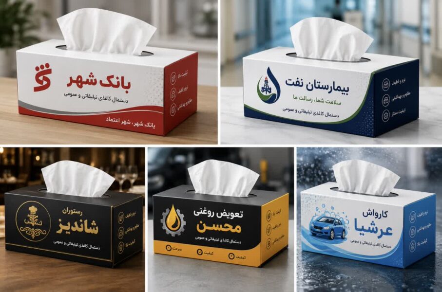 دستمال کاغذی تبلیغاتی و عمومی